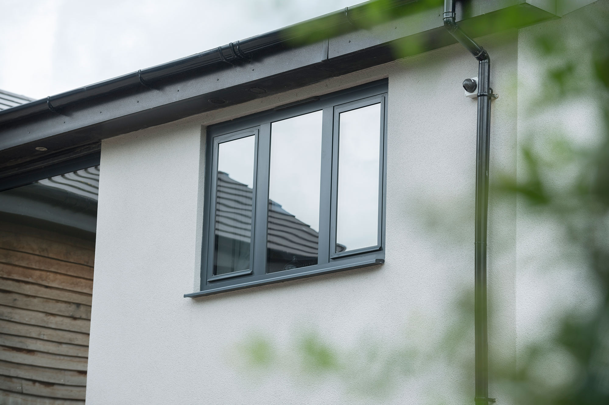 grey aluminium windows