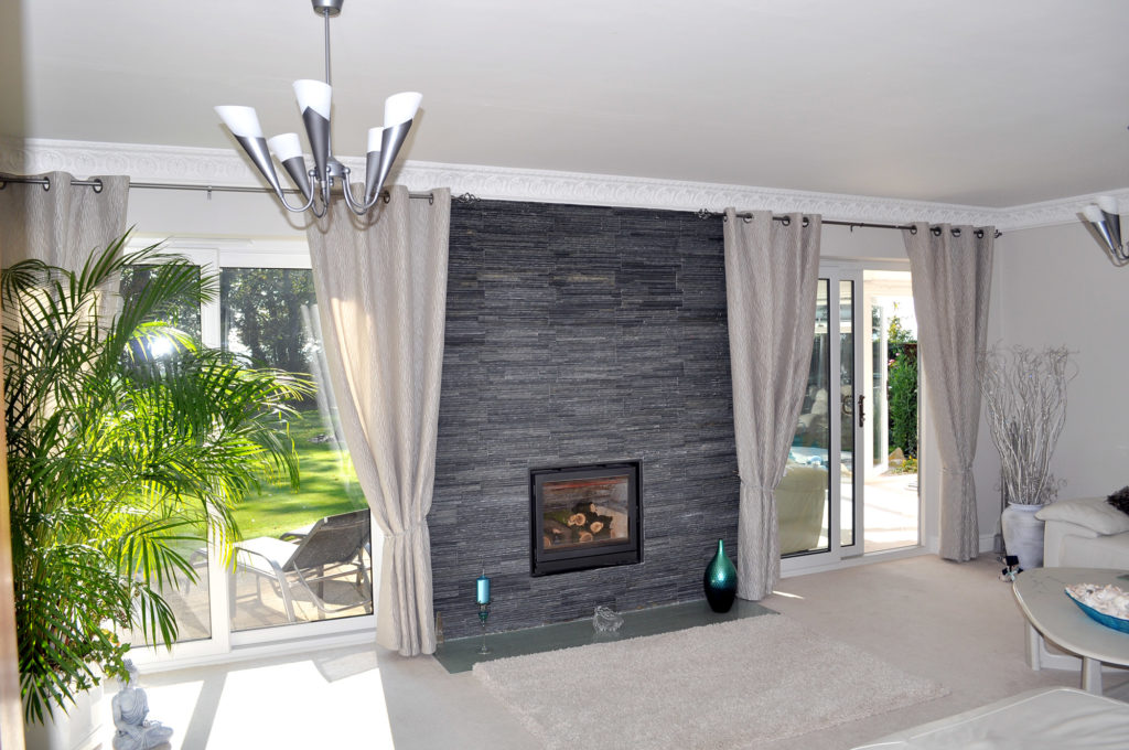White uPVC sliding patio doors in Surrey.