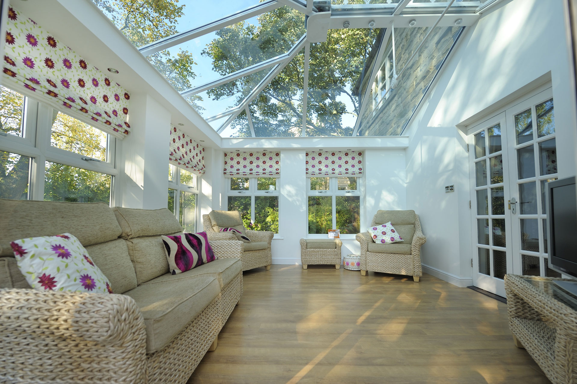 A georgian conservatory in a home in Surrey.