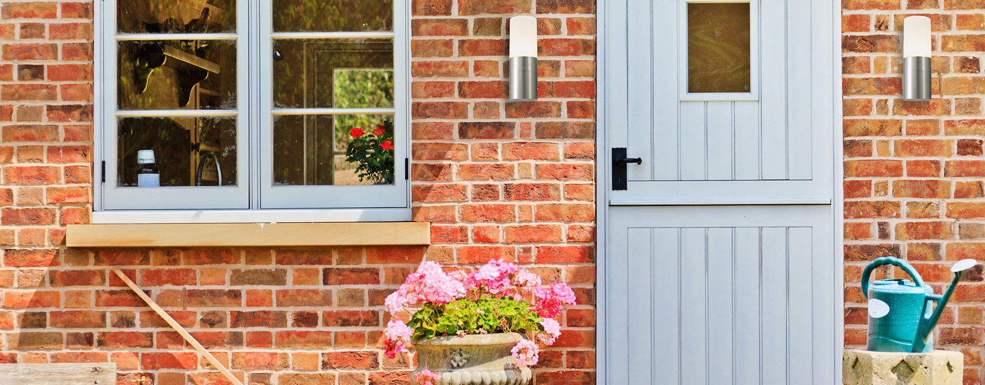 A grey uPVC stable door for a home in Surrey.