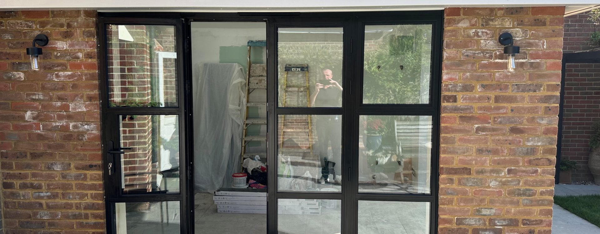 External heritage aluminium doors